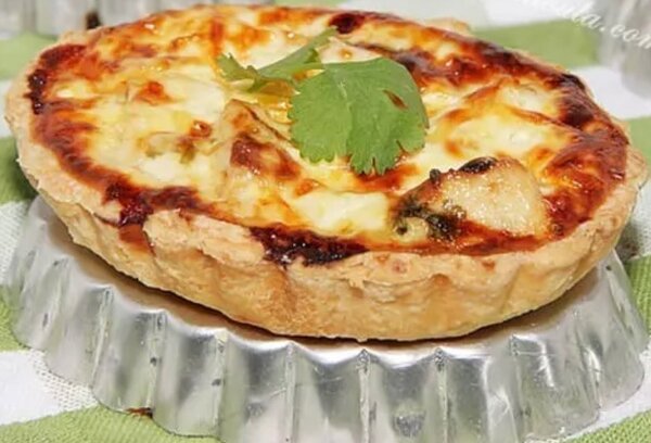 Mini quiches au poulet