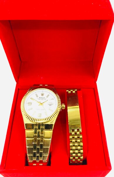 Montre Luxe Rolex Homme en Or
