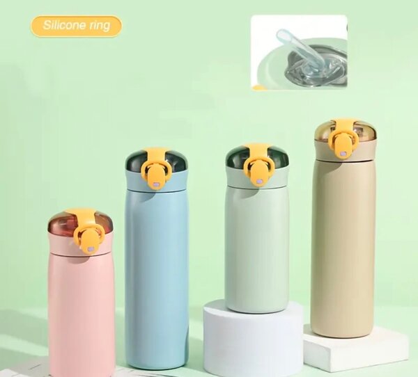 Thermos Isotherme avec Paille