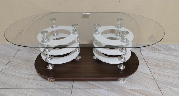 Table centrale vitrée 104 X 55