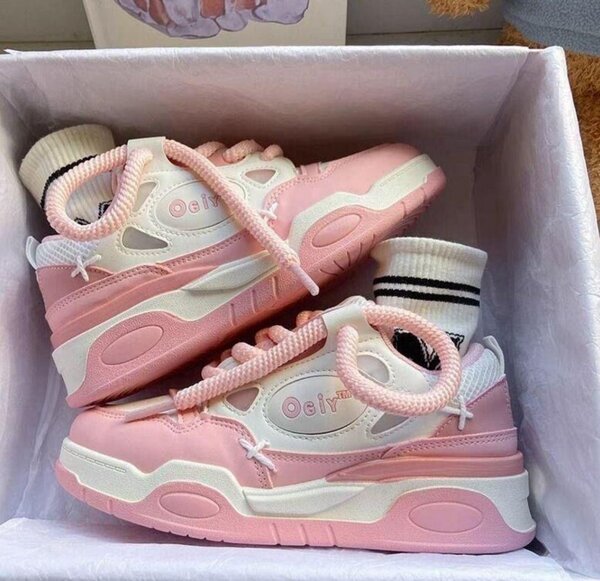 Baskets roses pour femmes