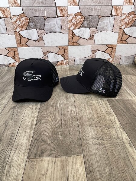 Casquette unisexe noire élégante