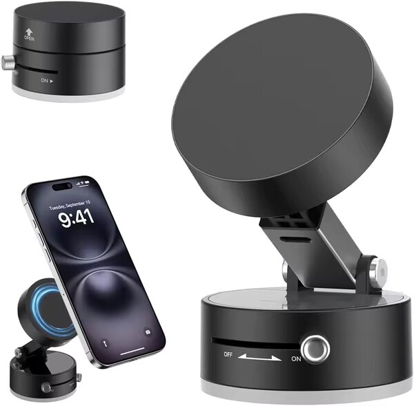 Support téléphone magnétique pivotant