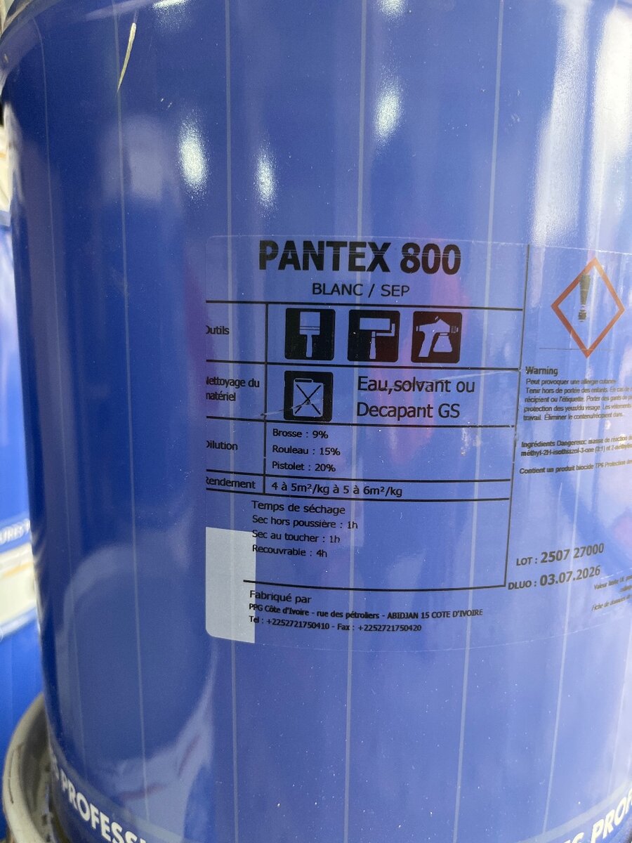 Peinture Pantex 800