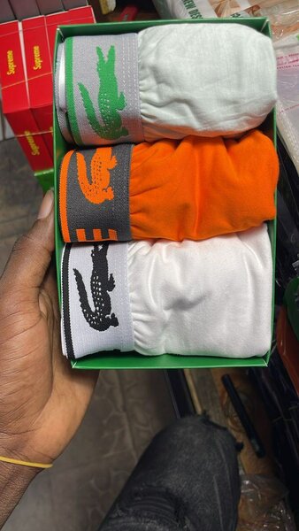 Lot de boxers en coton