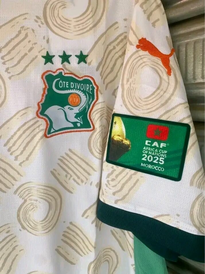 Maillot Équipe Côte d'Ivoire 2025