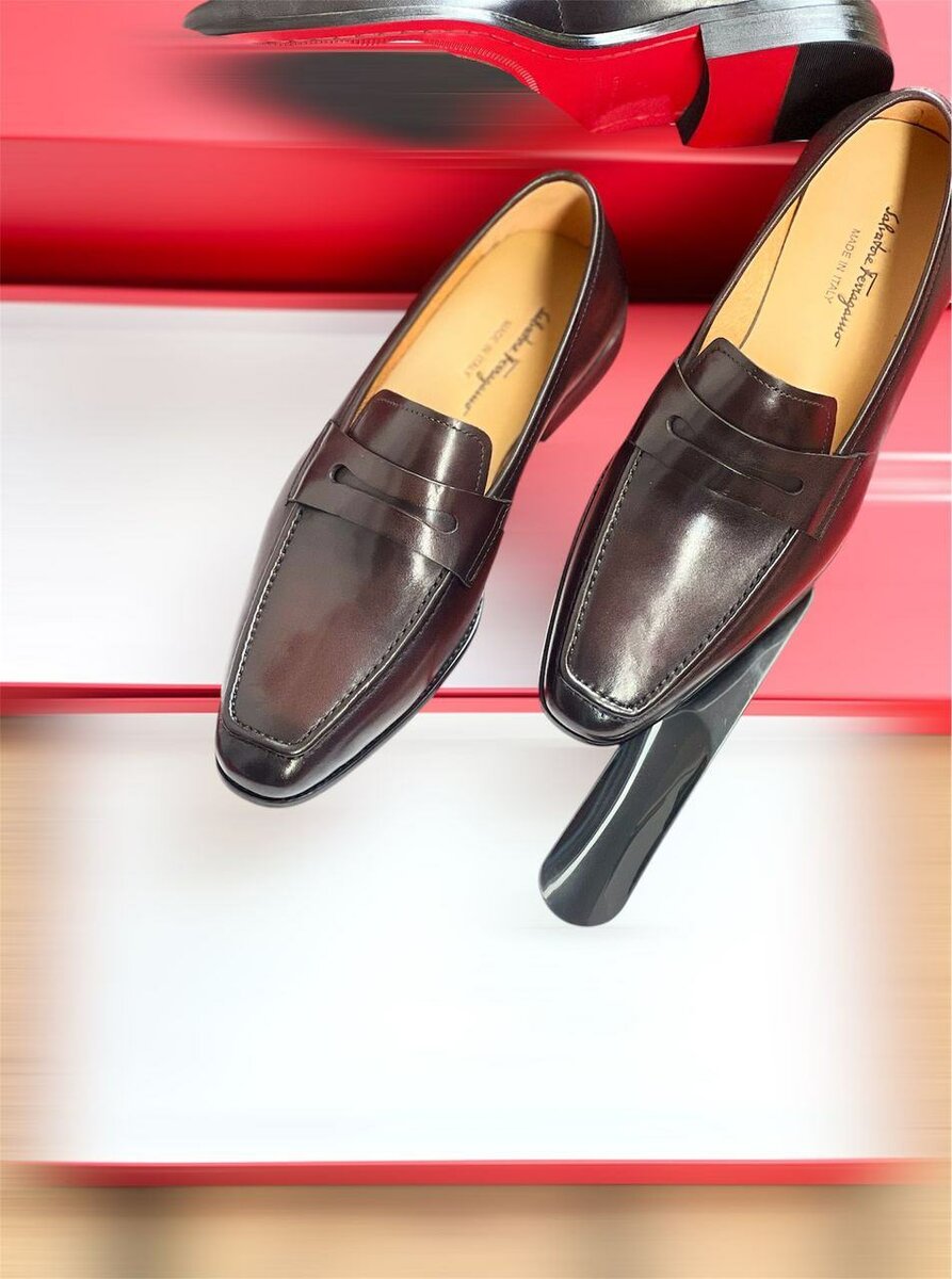 Solid Leather Formal Shoes