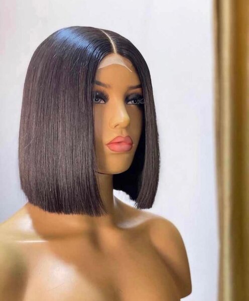 Bone straight wig