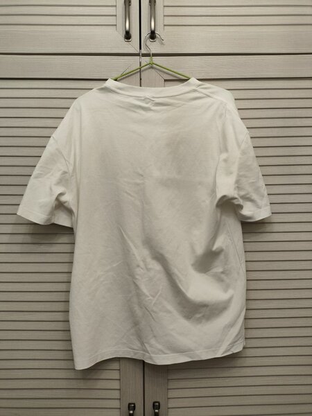 Белая оверсайз футболка