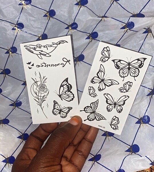 Tatouages temporaires papillons