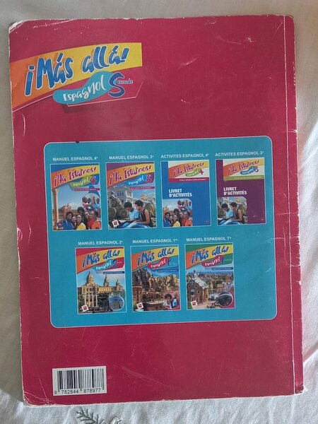 Livre de cours espagnol ¡Más allá!