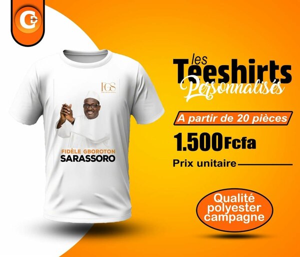 T-shirts personnalisés coton