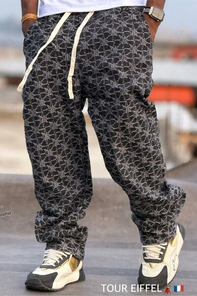 Pantalon Jogging Imprimé Urbain