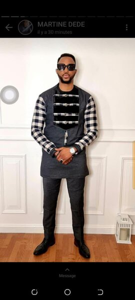 Boubou Africain Homme Élégant