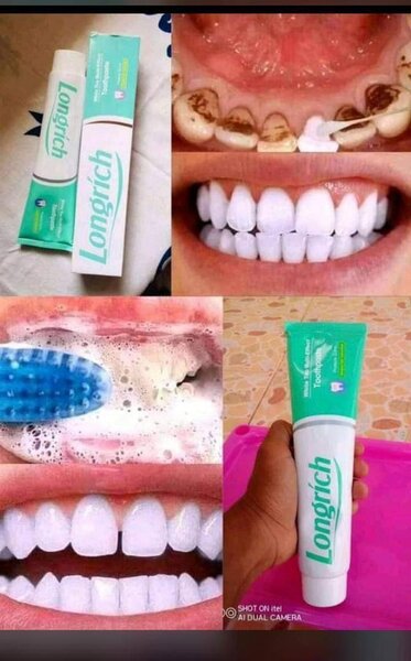Dentifrice blanchissant Longrich