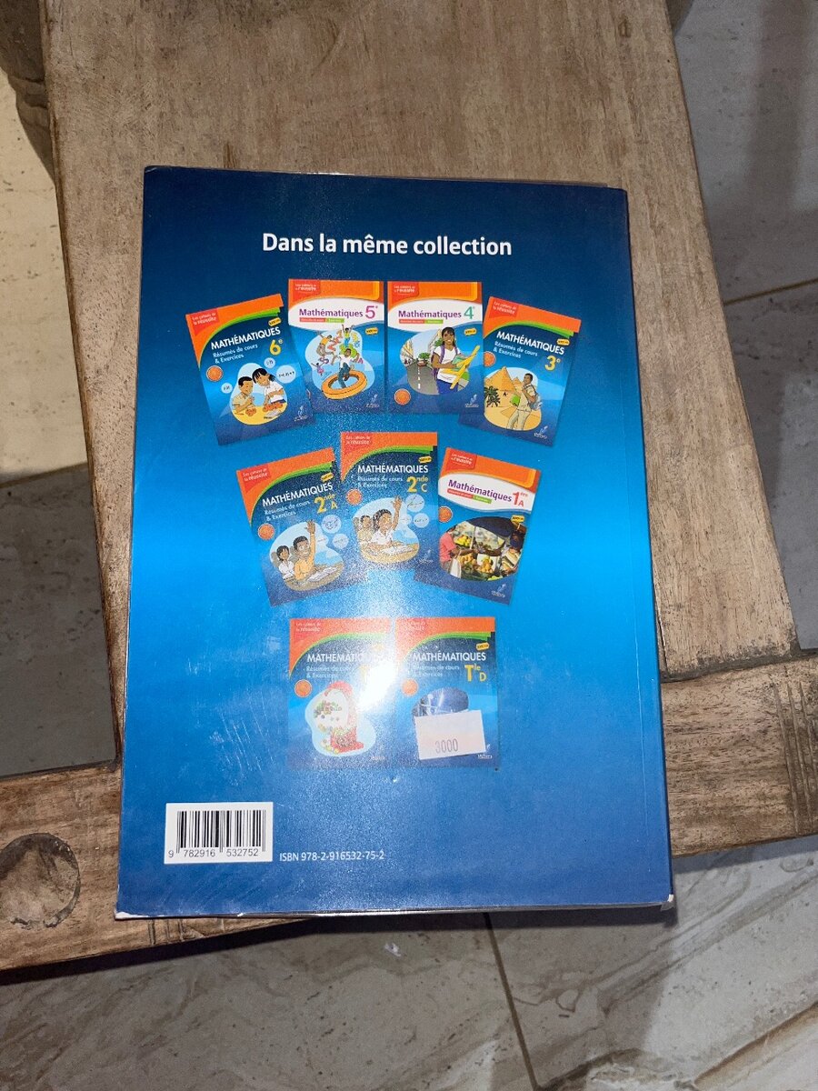 Livre Mathématiques 1ère D