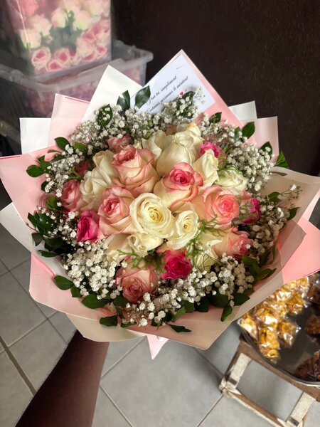 Bouquet de roses élégantes