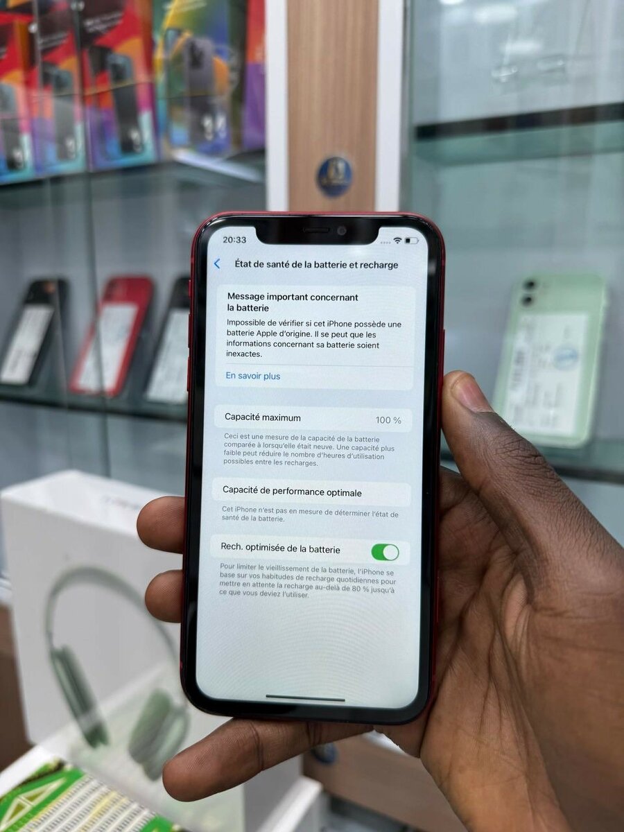 iPhone Rouge Neuf 128 Go