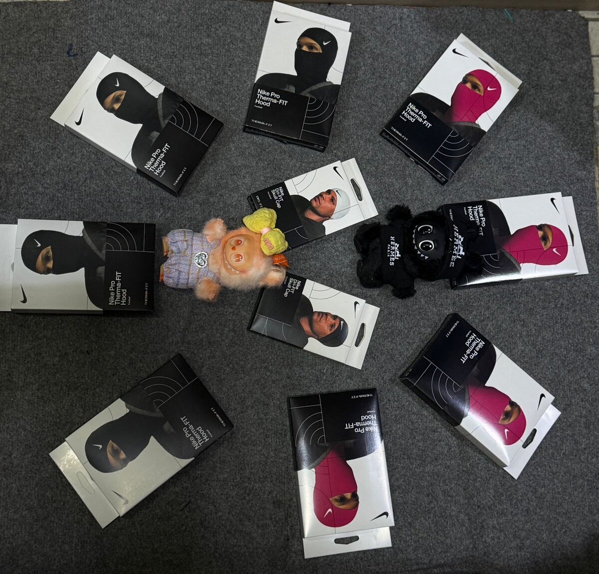 Cagoule Nike Pro Hyperwarm Rose