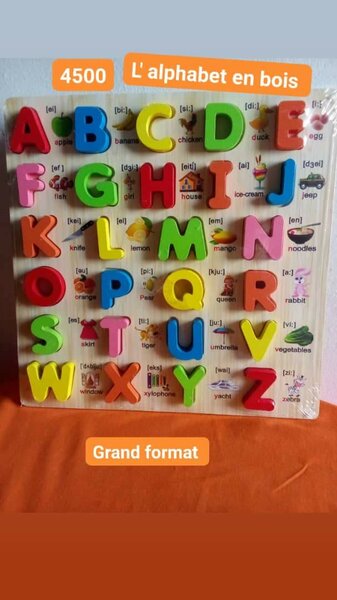 L'alphabet en bois