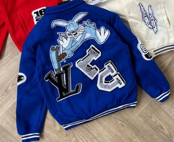 Baseball jacket blue