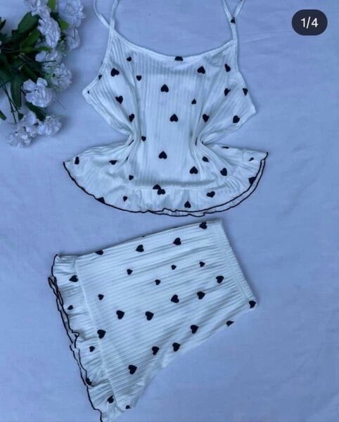 Ensemble Pyjama Femme Cœurs