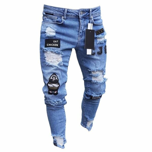 Biker jeans