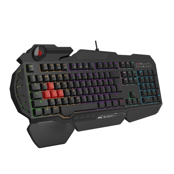 Bloody B310N Neon Gaming Keyboard Black USB Multimedia for Gamer Led