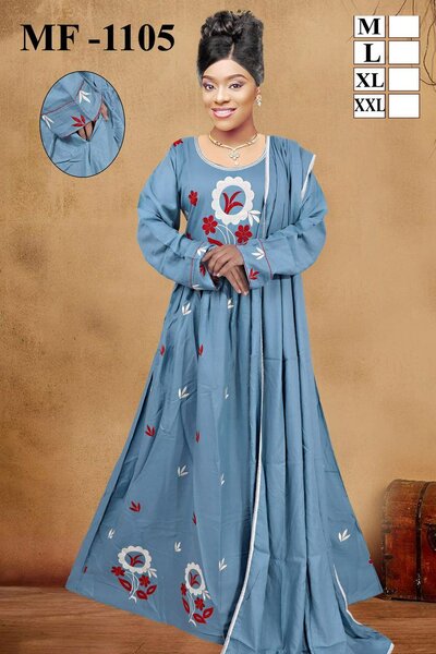 Robe longue fleurie élégante