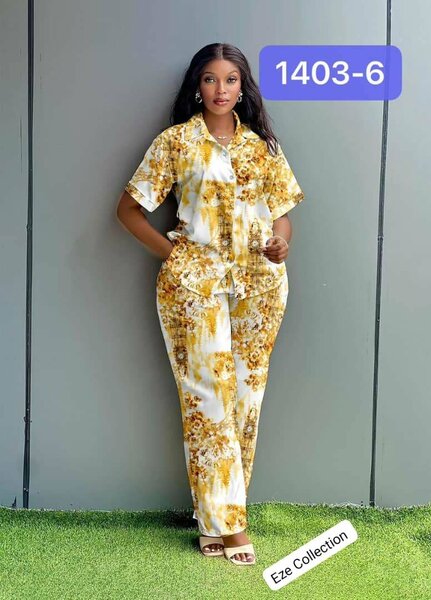 Combinaison imprimée élégante