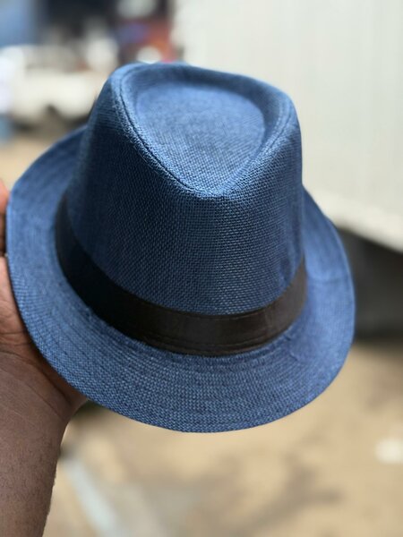 Chapeau Fedora Bleu Élégant