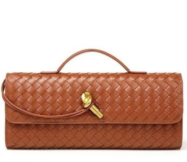 Luxury Woven Leather Clutch
