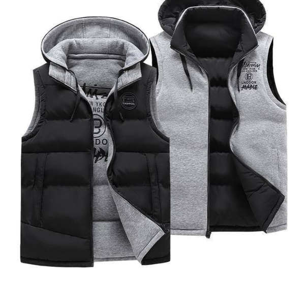 Two in one sleeveless bombas with removable hut.