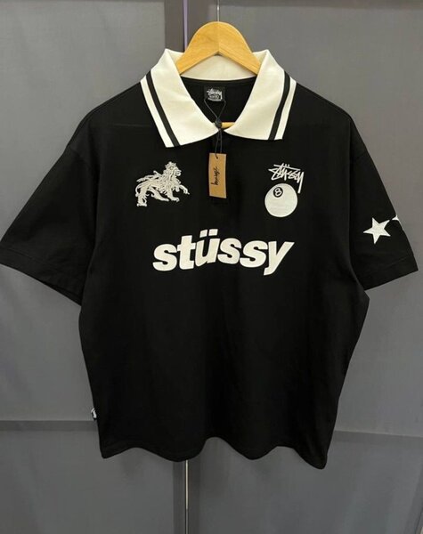 Polo Stussy Noir Style Urbain