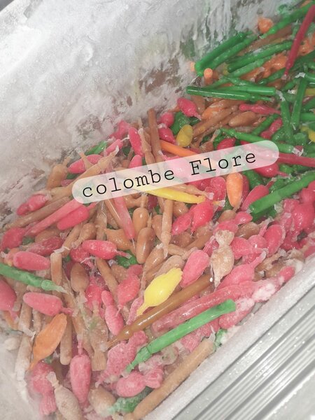 Glaces à eau colorées