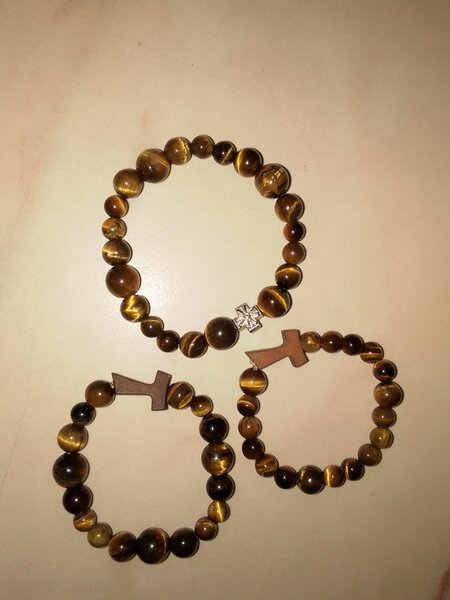 Bracelet en pierre précieuse œil de tigre