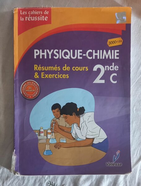 Livre Physique-Chimie 2nde C