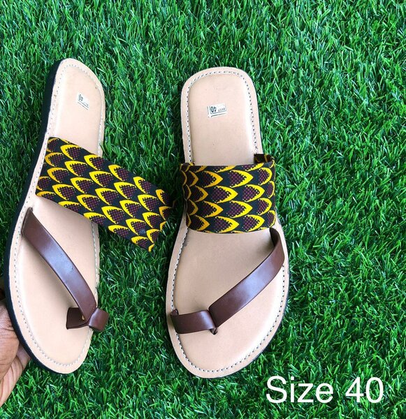 African fabric footwear