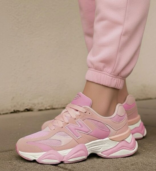 Baskets roses confortables