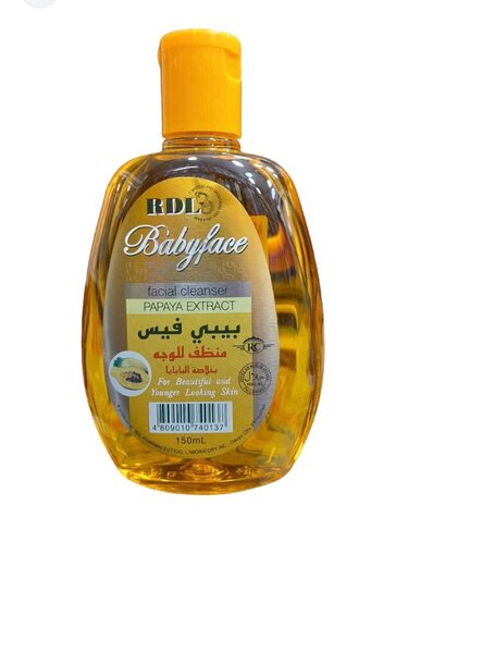 Baby face cleanser papaye