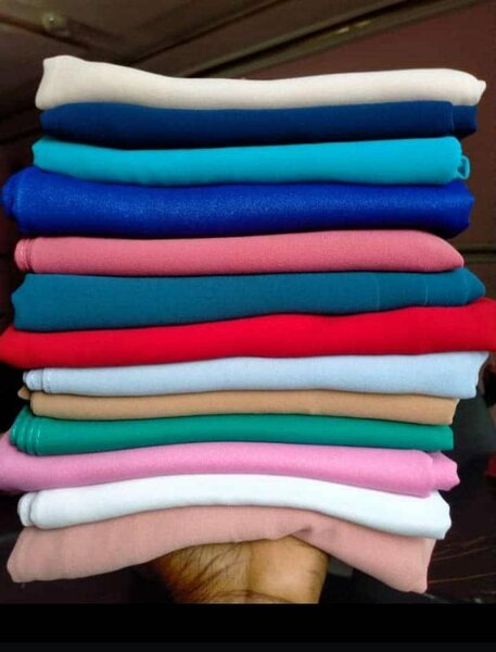 Jersey veils, silk s scarf