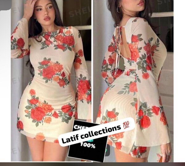 Robe Fleurie Élégante Femme