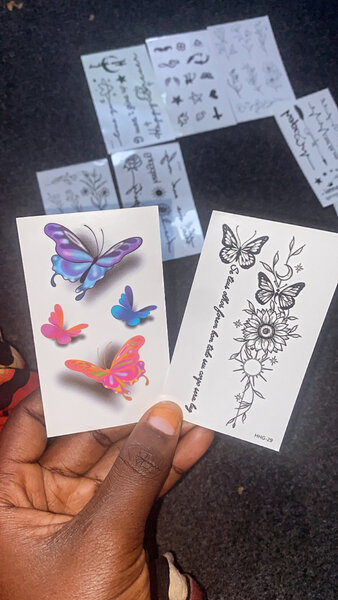 Tatouages temporaires papillon