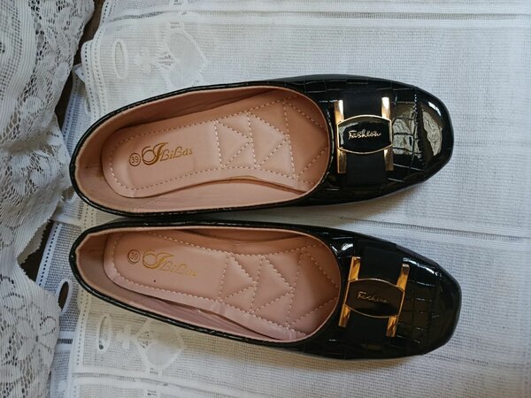 Chaussures plats noires