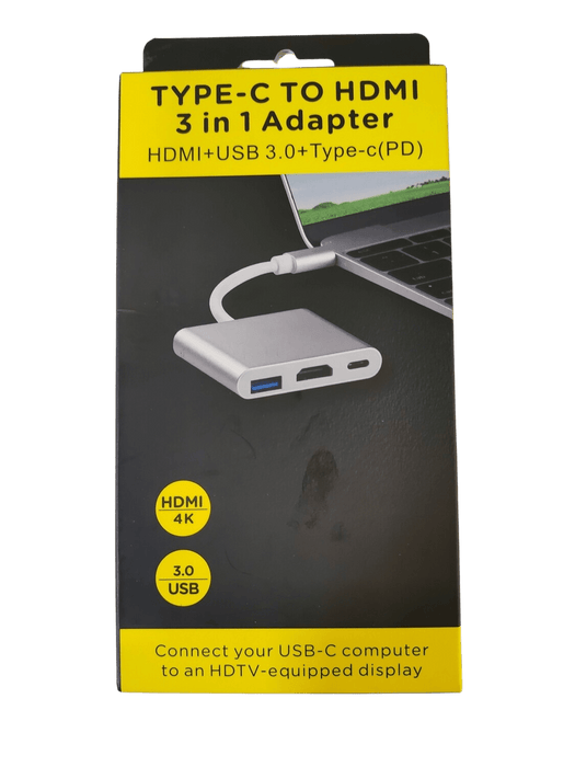Adaptateur USB-C 3 en 1