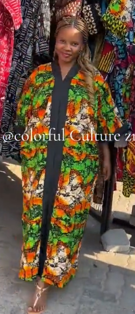 Women's long dress with print