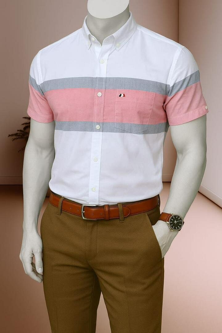 Chemise Homme Rayée Élégante