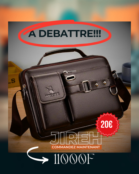 Sacoche en cuir élégante