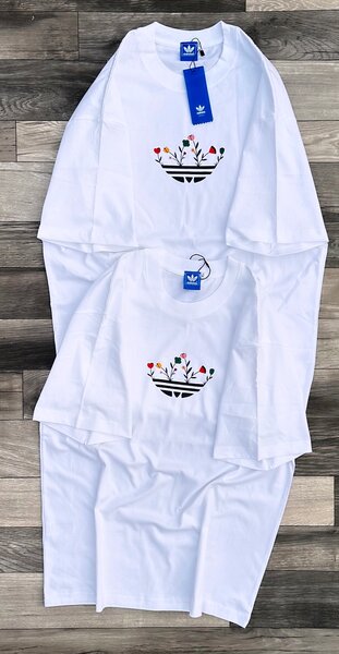 T-shirt unisexe à motif floral