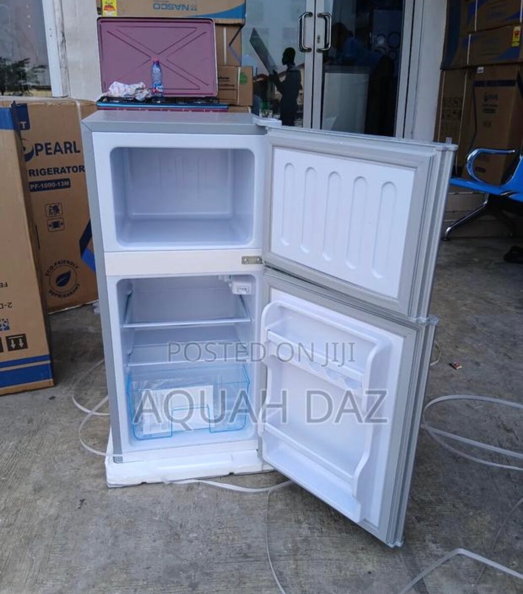 Nasco 86Litres Table Top Double Door Silver